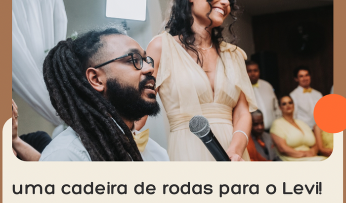 Uma cadeira motorizada pro Levi!