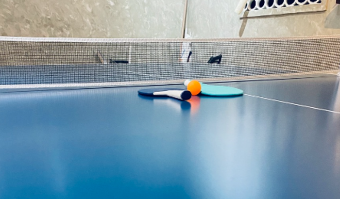Meu Aniversário - minha mesa de ping pong Pega. 