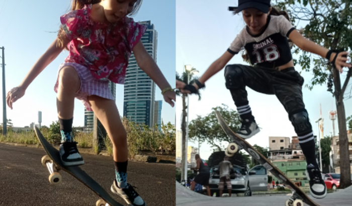 Valentina no Brasileiro de Skate
