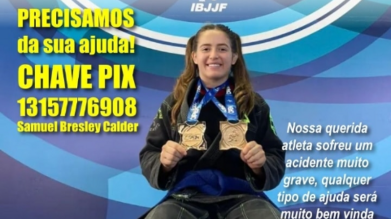 imagem da vaquinha JIU-JITSU HELP JUANA - AJUDE A ATLETA VOLTAR A ANDAR.