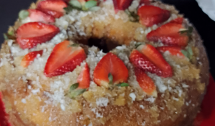 Ingredientes do bolo