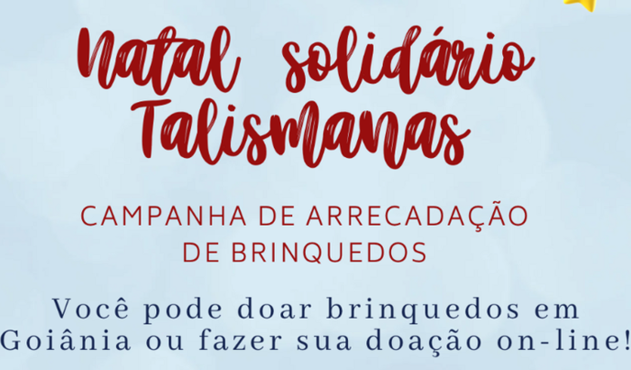 Natal solidário Talismanas