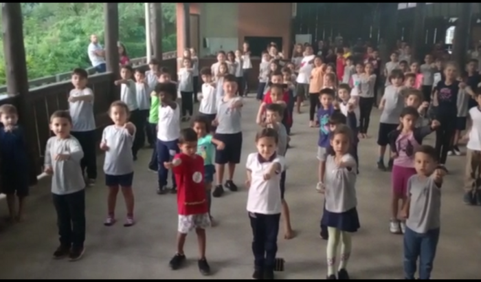 Exame de Faixa Projeto Social de Karatê ADR Karsten