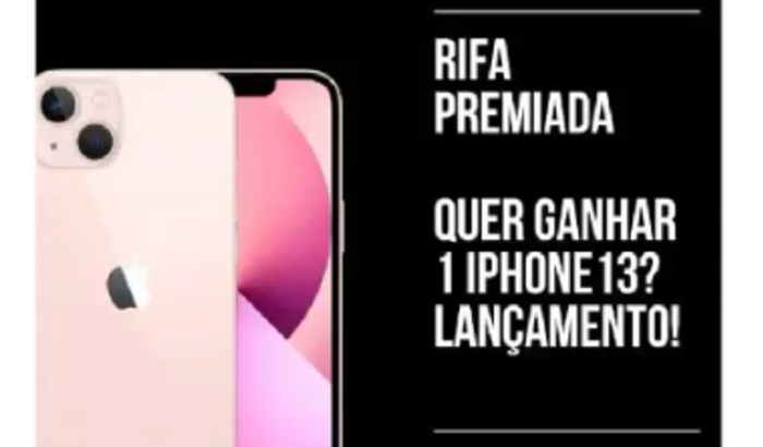 RIFA SOLIDÁRIA IPHONE 13 PRO MAX