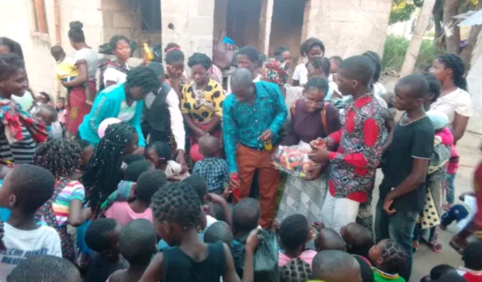 Almoço de Natal - Crianças Moçambique