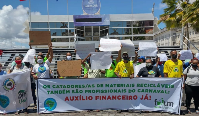Catadores/as da Bahia  na EXPOCATADORES 2022
