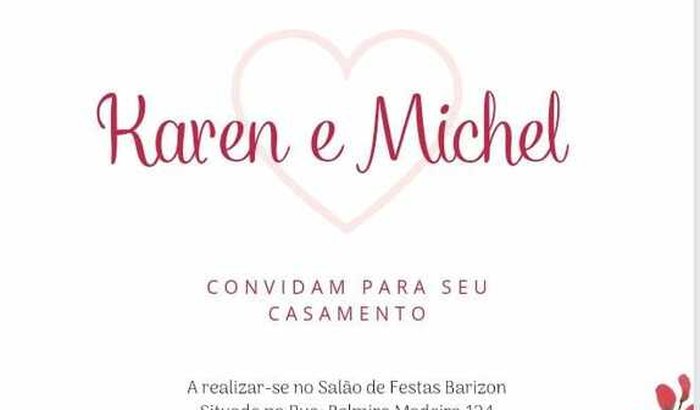Casamento Karen e Michel 