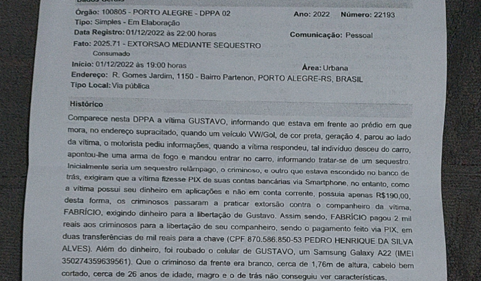 Ajuda resgate sequestro do meu marido