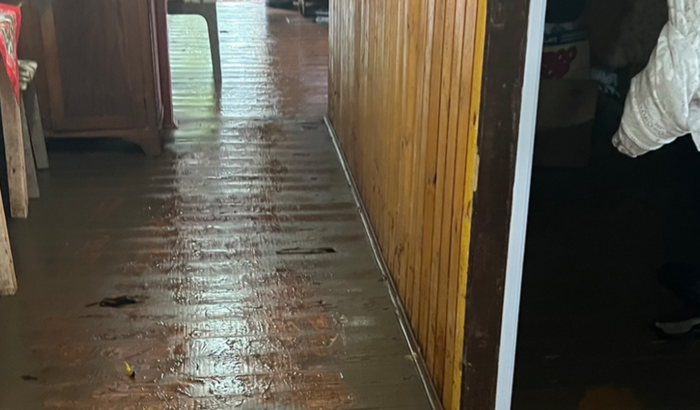 Ajuda para os atingidos pela chuva na Feitoria em São Leopoldo