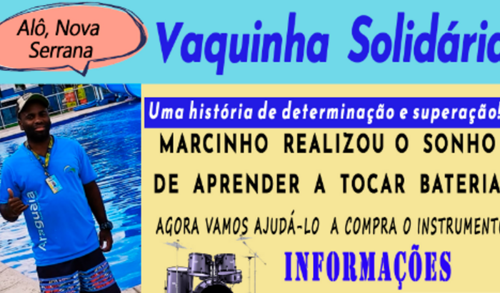 Uma bateria para o Marcinho