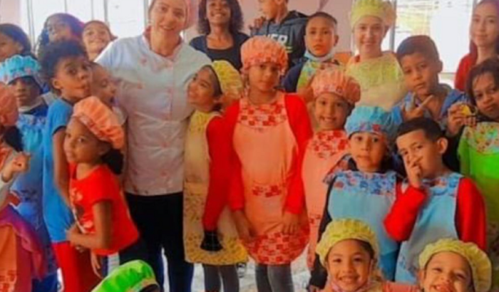 Confeitaria para crianças.