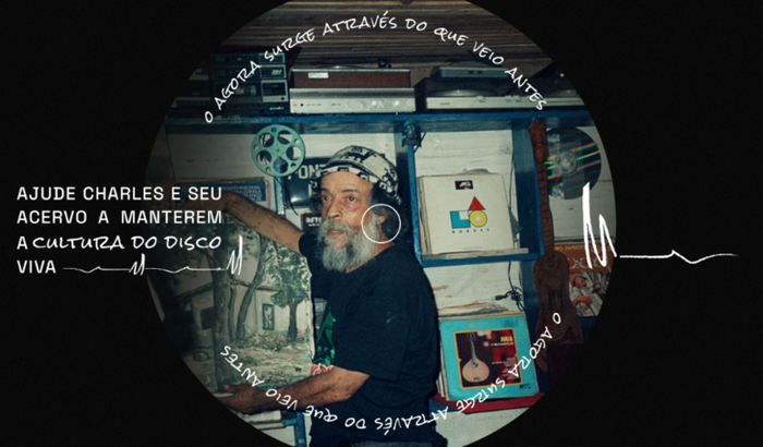 Ajude Charles do Vinil a permanecer no Mercado Novo