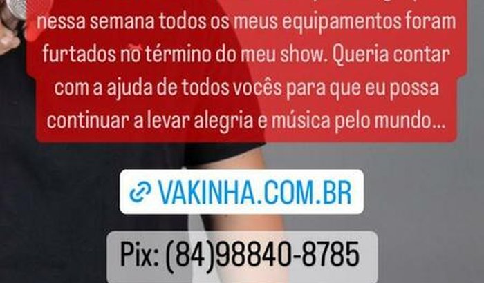 Equipamentos roubados