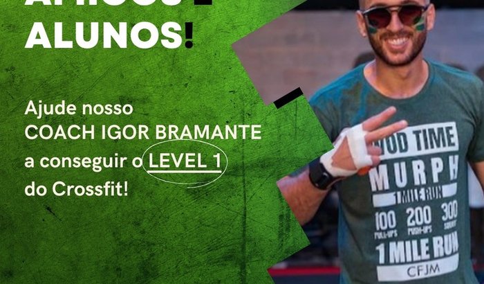 Vaquinha em prol de ajudar IGOR a  realizar a prova  do LEVEL 1 do CROSSFIT
