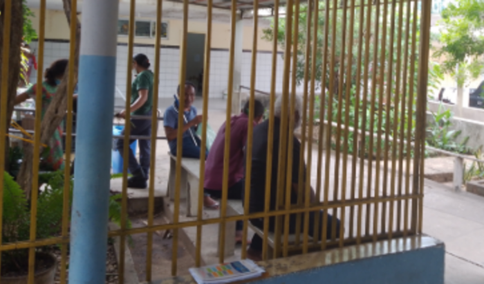 Doação da construção república para alunos com deficientes visual da Acep.