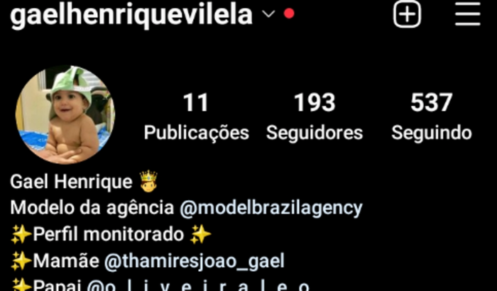 Ajuda o Gael Henrique a conquista o seu álbuns profissional,qualquer contia será bem vida!Modelo da Model Brazil Agency