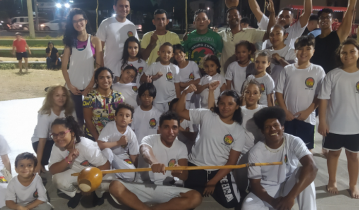 Batizado e troca de corda - Grupo Zumbi de Capoeira- Núcleo Parque Raquel de Queiroz