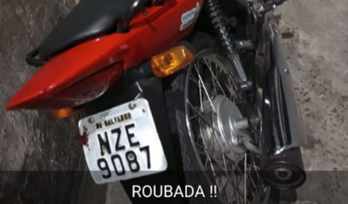 Motoboy correria/assaltado/sem poder trabalhar