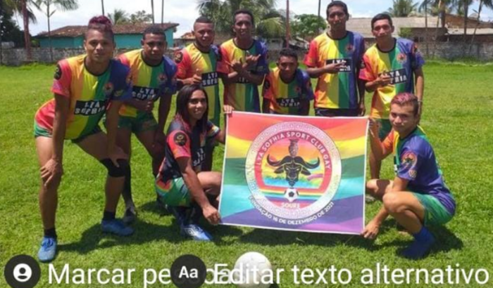 Levar LYA SOFIA SPORT CLUBE GAY para participar da copa arco-íris em Belém 