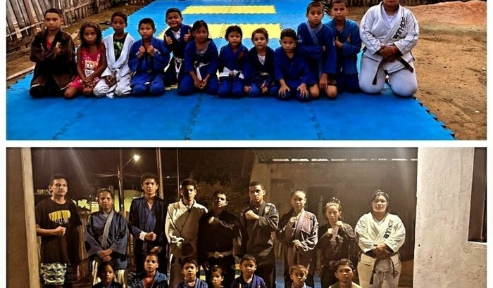 Construção da escola de Jiu Jitsu