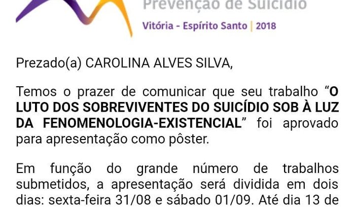 Apresentação de trabalho no Congresso da ABEPS