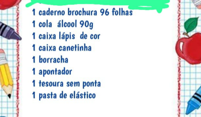 Ajuda compra o material escola do meu filho 