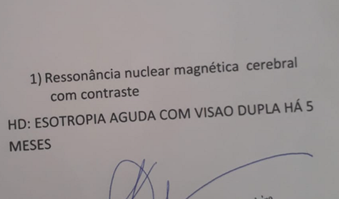 Exames para verificar suspeita de tumor cerebral de criança de 11 anos 