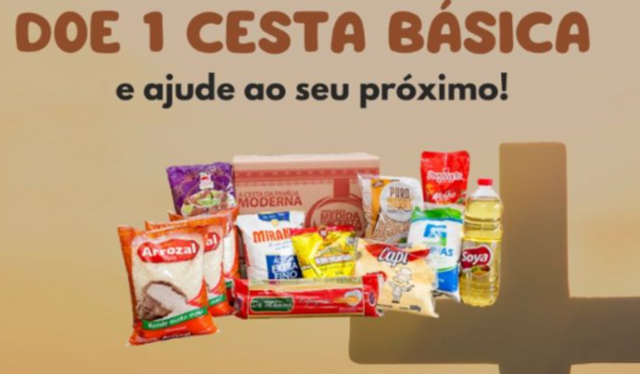 Ajudar famílias com cestas básicas 
