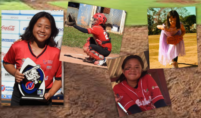 Talita na Seleção Brasileira de Softbol