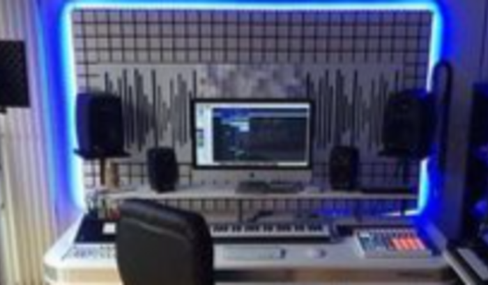 Estúdio de áudio para locução 