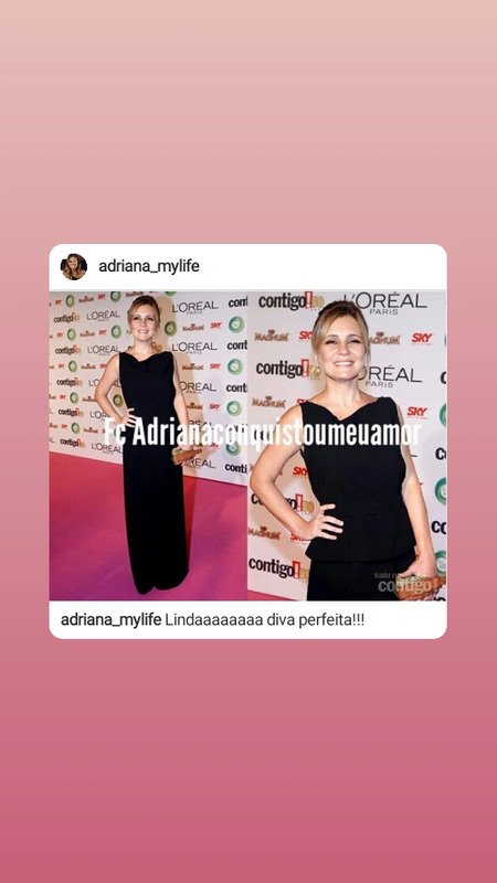 Minha princesa linda atriz Adriana Esteves para sempre no meu coração 