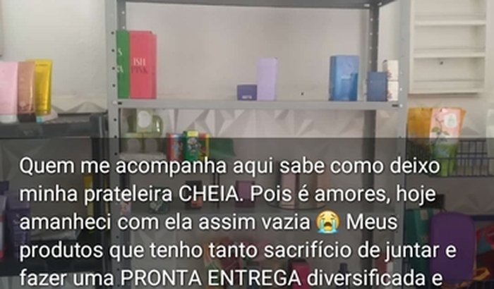 Furto de mercadoria em estoque 