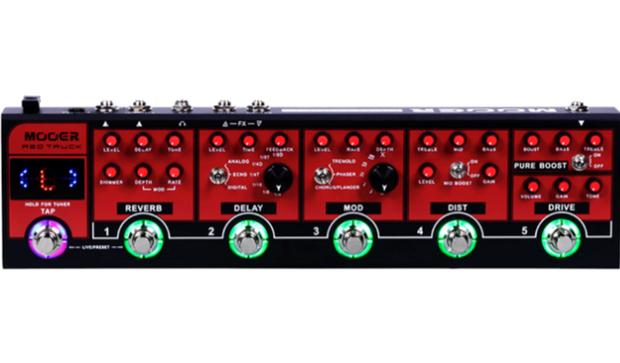 Pedaleira do Biel (Mooer Red Truck)
