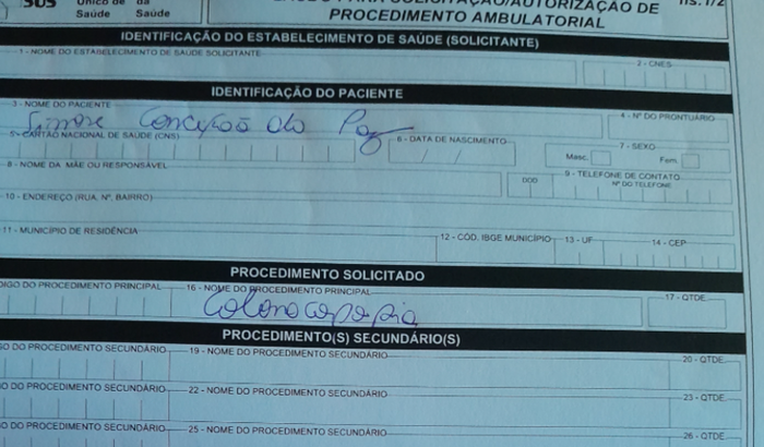 Tratamento de saúde 