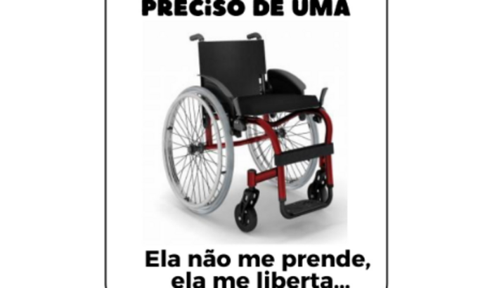 Ajude-me a ter minha cadeira de rodas nova e poder trabalhar no que amo !!