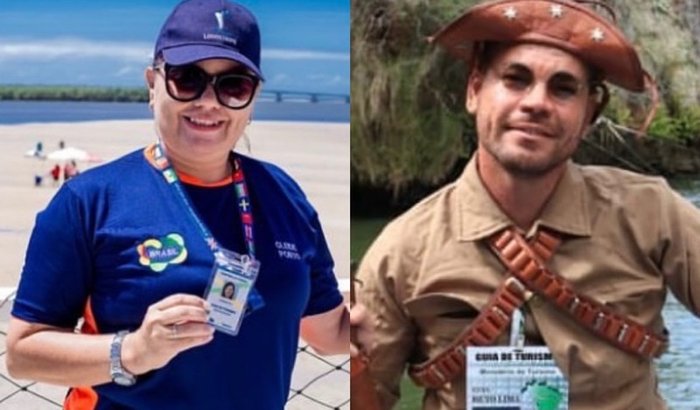 Ajuda para os guias de turismo Beto e Gleide 