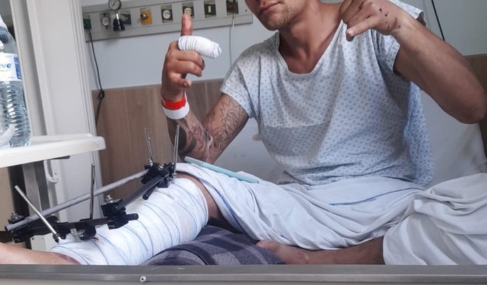 Ajudar meu marido que sofreu um acidente de moto,