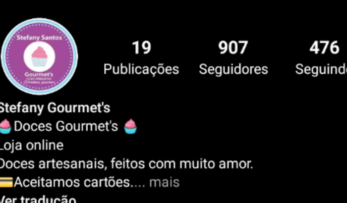 Um sonho da minha própria doceria 