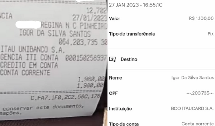 LEVEI UM GOLPE