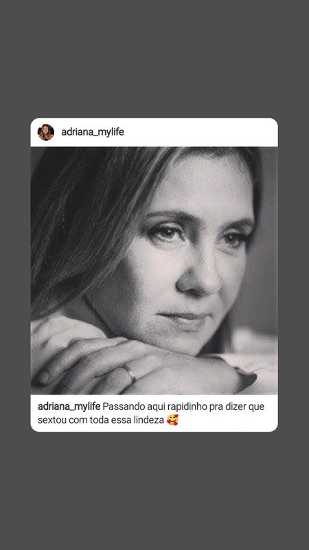Minha princesa linda atriz Adriana Esteves para sempre no meu coração 
