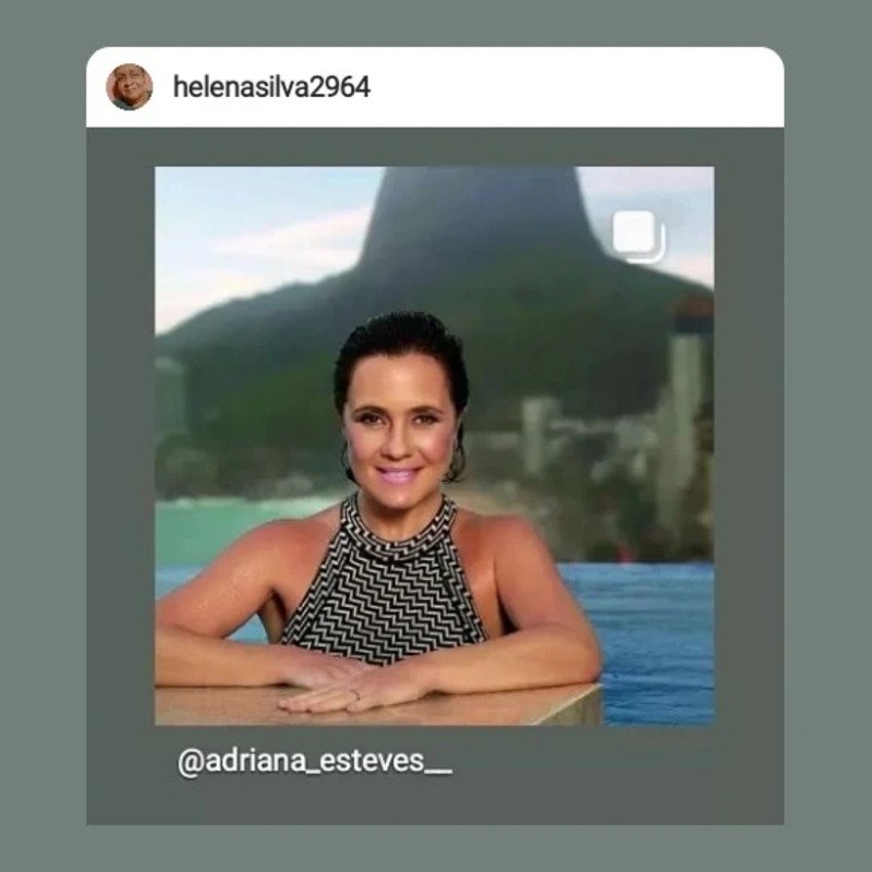 Minha princesa linda atriz Adriana Esteves para sempre no meu coração 