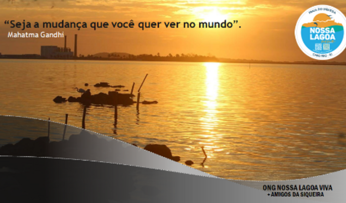 Faça sua doação, apoie a ONG e conheça os efluentes lançados na enseada da Praia do Siqueira, Cabo Frio, RJ, Brasil.