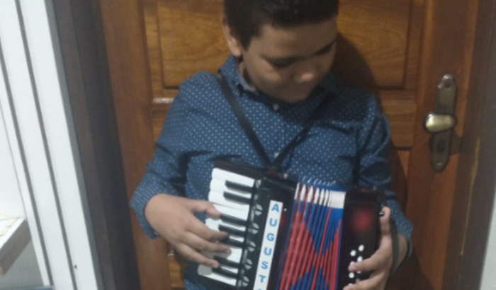 Sanfona para um pequeno sanfoneiro 