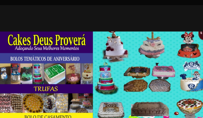 me ajude a fazer a minha confeitaria Deus provera da cleo