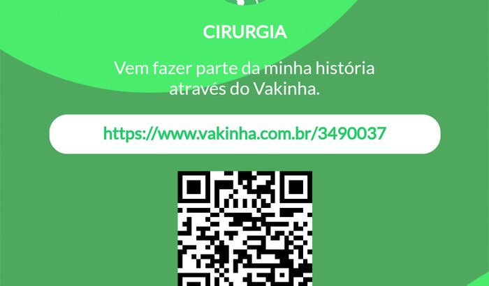 AJUDA PARA  A CIRURGIA DA TATI