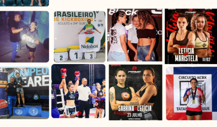 APOIE UMA LUTADORA AMADORA