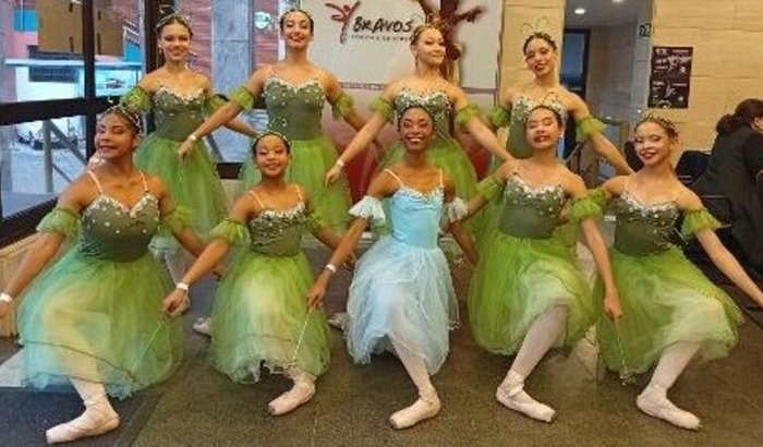 Bailarinas dançando na Argentina