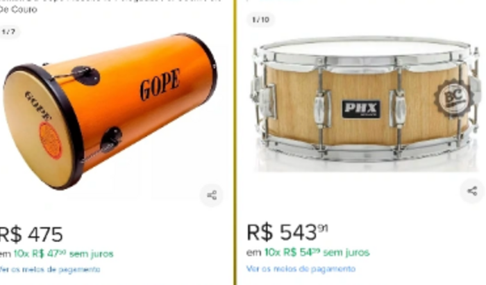 Vakinha para instrumentos de aniversário pru Briani 