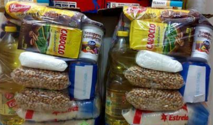 Cesta básica para família necessitada