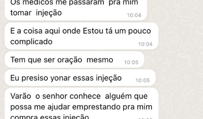 Solidariedade em prol de medicação para um irmão missionário